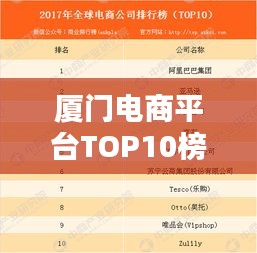 厦门电商平台TOP10榜单揭晓，热门电商平台排名及推荐