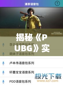 揭秘《PUBG》实时语音包：沟通的艺术与战术的升华