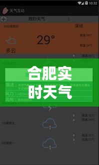 合肥实时天气软件下载——掌握城市天气，尽在掌握