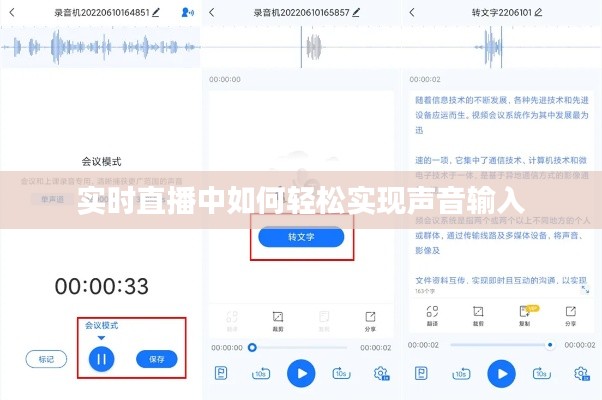 实时直播中如何轻松实现声音输入