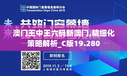 澳门王中王六码新澳门,精细化策略解析_C版19.280