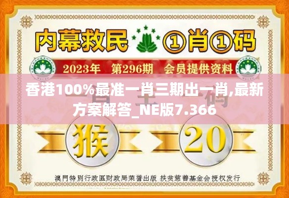 香港100%最准一肖三期出一肖,最新方案解答_NE版7.366