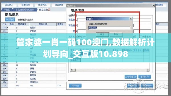 管家婆一肖一码100澳门,数据解析计划导向_交互版10.898