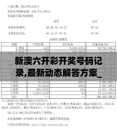 新澳六开彩开奖号码记录,最新动态解答方案_Mixed7.230