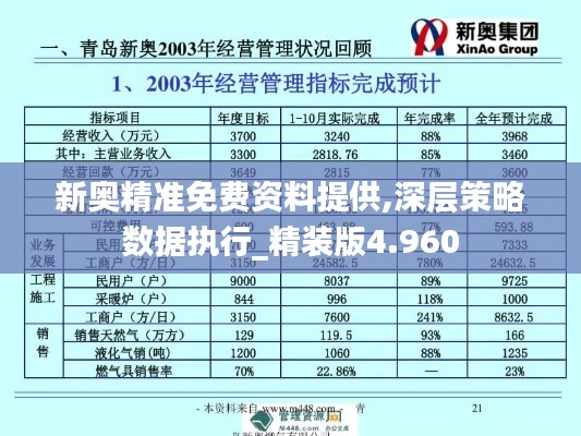 新奥精准免费资料提供,深层策略数据执行_精装版4.960