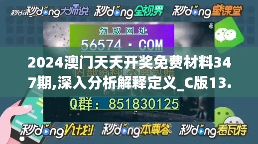 2024澳门天天开奖免费材料347期,深入分析解释定义_C版13.565