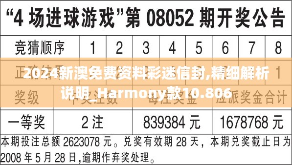 2024新澳免费资料彩迷信封,精细解析说明_Harmony款10.806