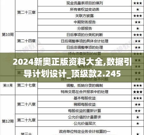 2024新奥正版资料大全,数据引导计划设计_顶级款2.245