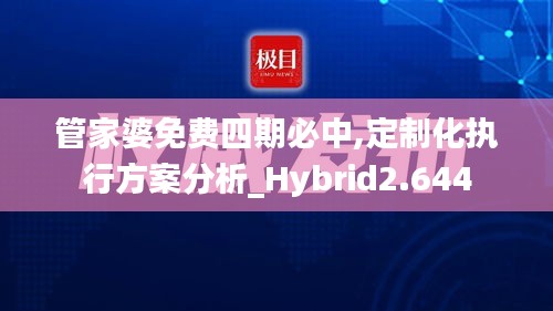 管家婆免费四期必中,定制化执行方案分析_Hybrid2.644