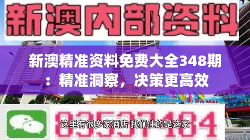 新澳精准资料免费大全348期：精准洞察，决策更高效