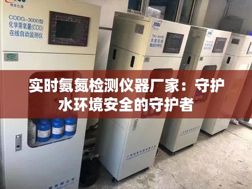 实时氨氮检测仪器厂家：守护水环境安全的守护者