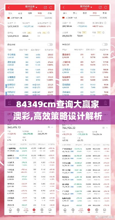 84349cm查询大赢家澳彩,高效策略设计解析_领航款9.229