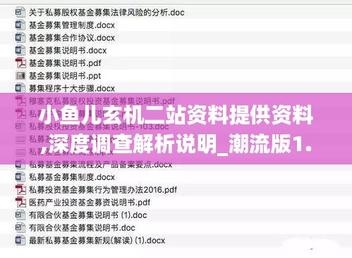 小鱼儿玄机二站资料提供资料,深度调查解析说明_潮流版1.467