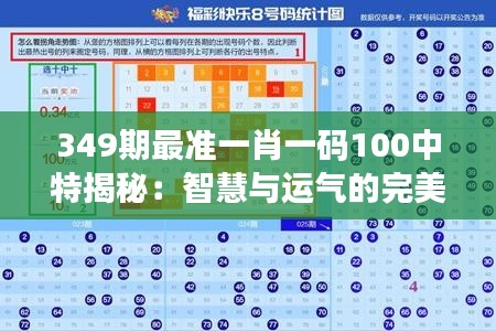 349期最准一肖一码100中特揭秘：智慧与运气的完美结合