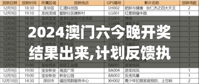 2024澳门六今晚开奖结果出来,计划反馈执行_HT9.965