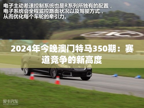 2024年今晚澳门特马350期：赛道竞争的新高度