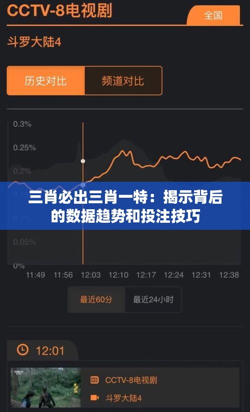 三肖必出三肖一特：揭示背后的数据趋势和投注技巧