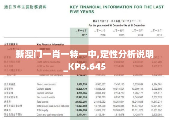 新澳门一肖一特一中,定性分析说明_KP6.645