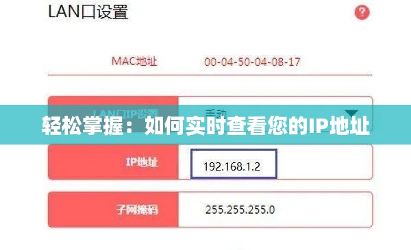 轻松掌握：如何实时查看您的IP地址