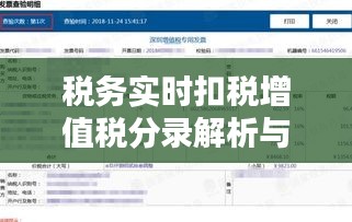 税务实时扣税增值税分录解析与应用