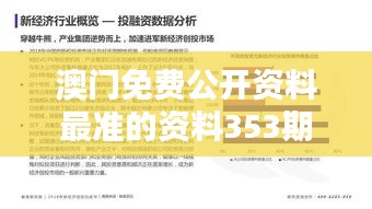 澳门免费公开资料最准的资料353期：精准投资指南