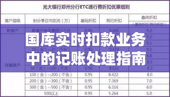 国库实时扣款业务中的记账处理指南