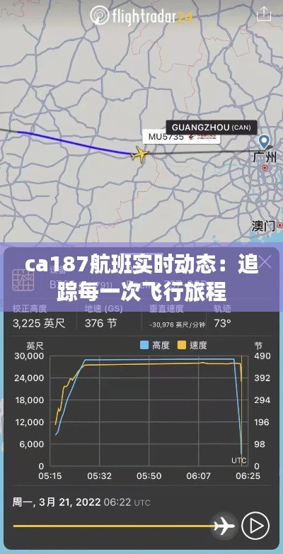 ca187航班实时动态：追踪每一次飞行旅程