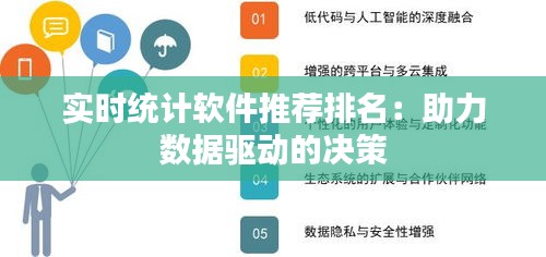 实时统计软件推荐排名：助力数据驱动的决策