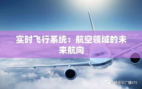 实时飞行系统：航空领域的未来航向