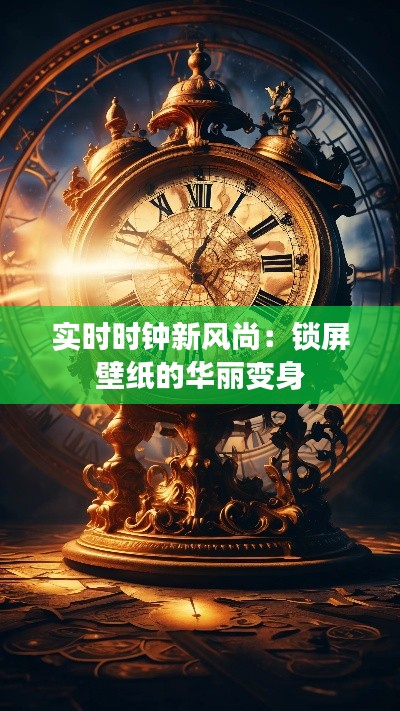 实时时钟新风尚：锁屏壁纸的华丽变身