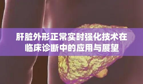 肝脏外形正常实时强化技术在临床诊断中的应用与展望