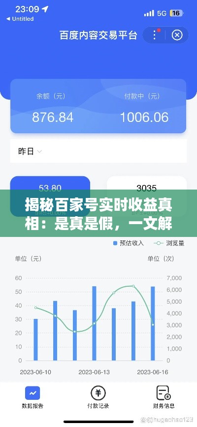 揭秘百家号实时收益真相：是真是假，一文解析