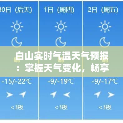 白山实时气温天气预报：掌握天气变化，畅享美好时光