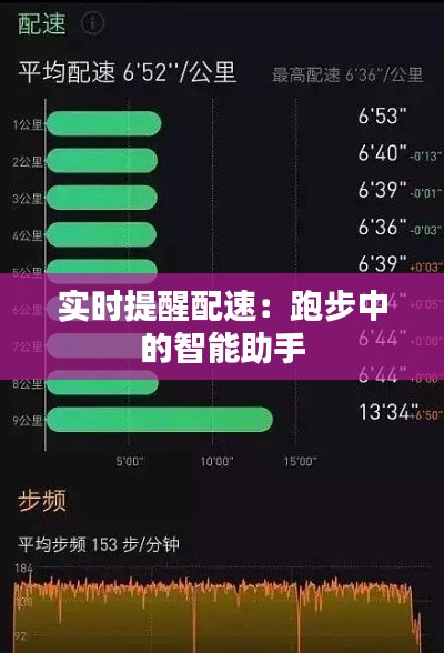 实时提醒配速：跑步中的智能助手