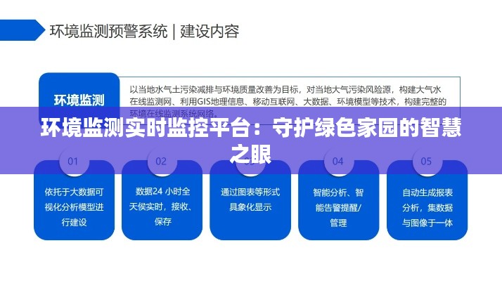 环境监测实时监控平台：守护绿色家园的智慧之眼