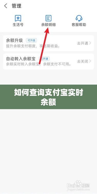 如何查询支付宝实时余额