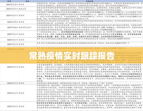 常熟疫情实时跟踪报告