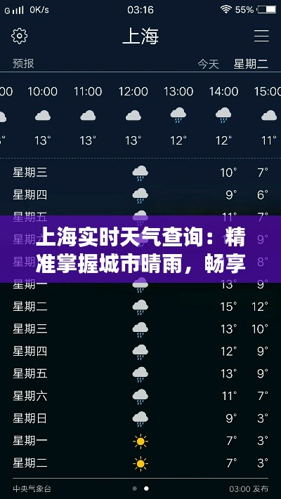 上海实时天气查询：精准掌握城市晴雨，畅享美好生活