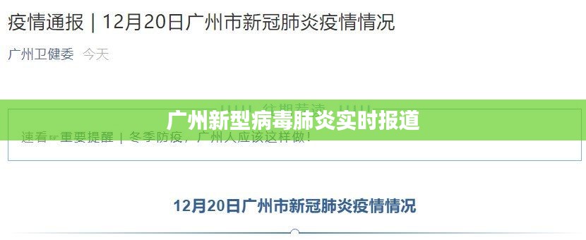 广州新型病毒肺炎实时报道