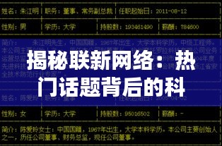 揭秘联新网络：热门话题背后的科技力量