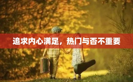 追求内心满足，热门与否不重要