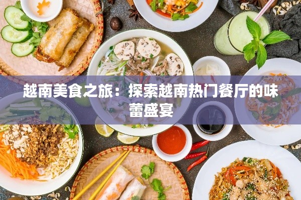 越南美食之旅：探索越南热门餐厅的味蕾盛宴