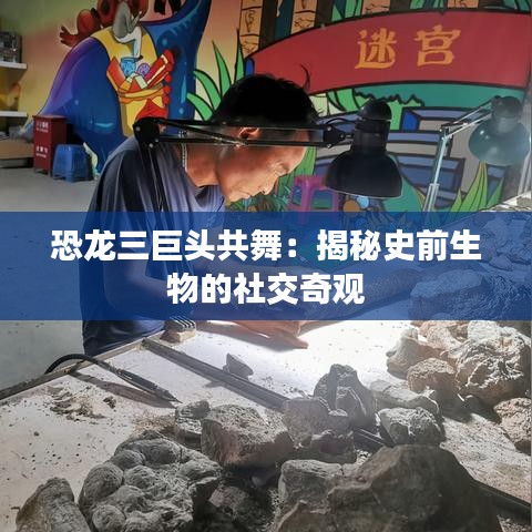 恐龙三巨头共舞：揭秘史前生物的社交奇观