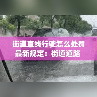 街道直线行驶怎么处罚最新规定：街道道路 