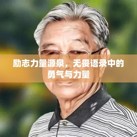 励志力量源泉，无畏语录中的勇气与力量