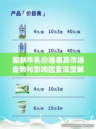 最新牛乳价格表及市场走势与影响因素深度解析