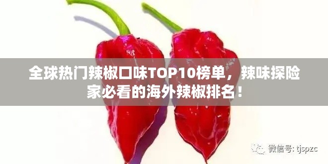 全球热门辣椒口味TOP10榜单，辣味探险家必看的海外辣椒排名！