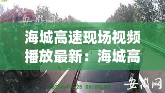 海城高速现场视频播放最新：海城高速路口封闭了吗 