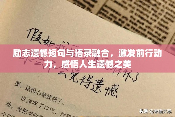 励志遗憾短句与语录融合，激发前行动力，感悟人生遗憾之美