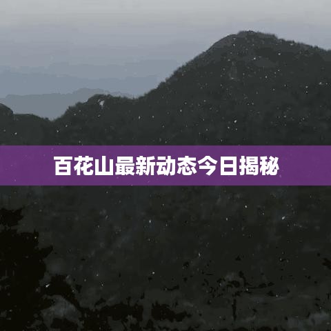 百花山最新动态今日揭秘